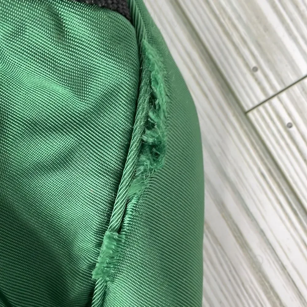 Vtg POLO SPORT Ralph Lauren RARE Kelly Green backpack drawstring y2k sporty 90s